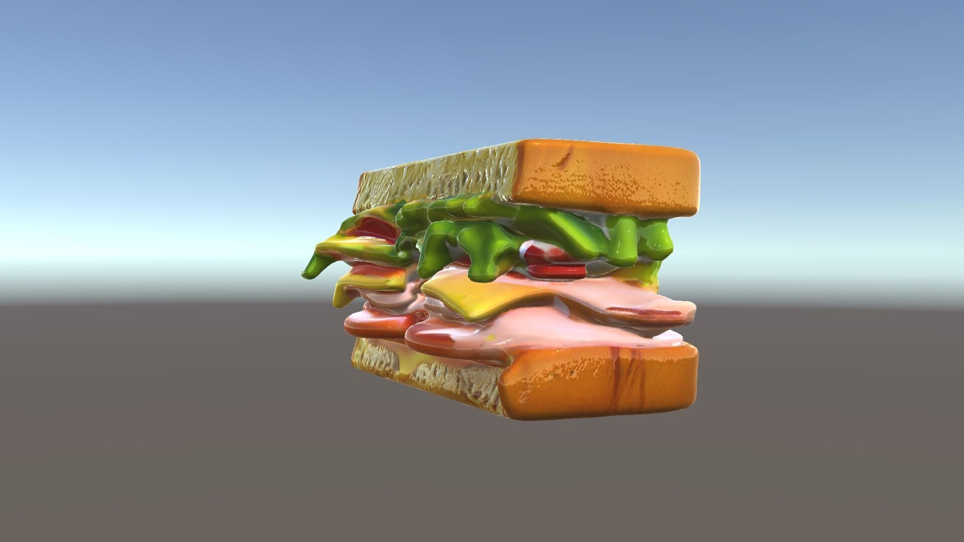 Realistic Sandwich Model Pack for D Rendering and Games Low-poly 3D model_33