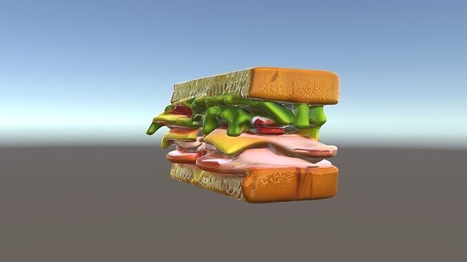 Realistic Sandwich Model Pack for D Rendering and Games Low-poly 3D model 5