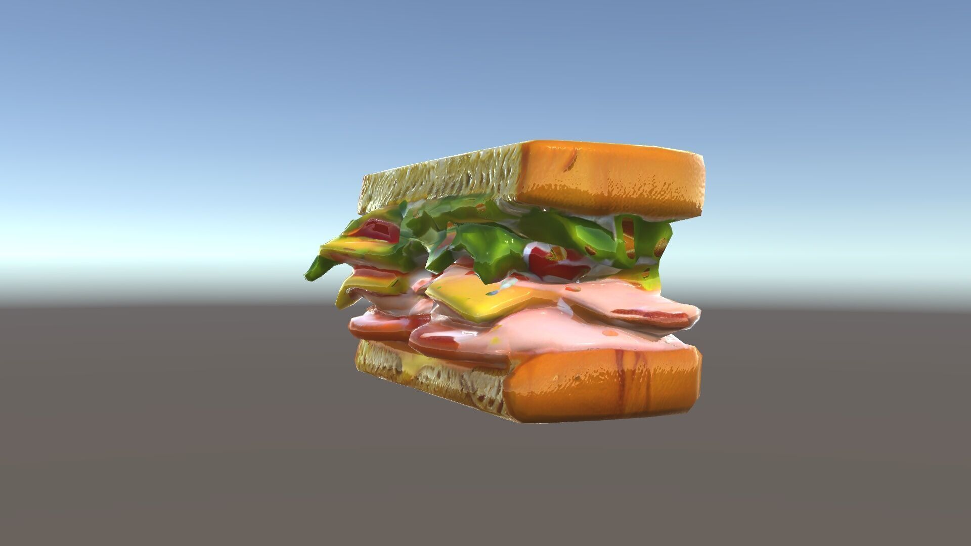 Realistic Sandwich Model Pack for D Rendering and Games Low-poly 3D model_34