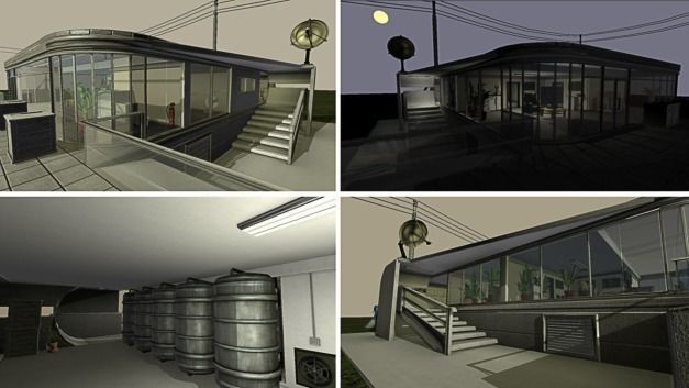 BGE Building Free low-poly 3D model_0