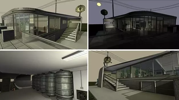 BGE Building Free low-poly 3D model