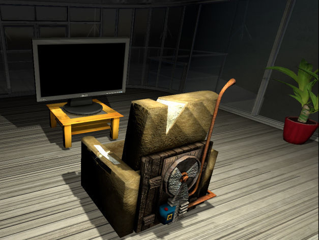 BGE Building Free low-poly 3D model_3