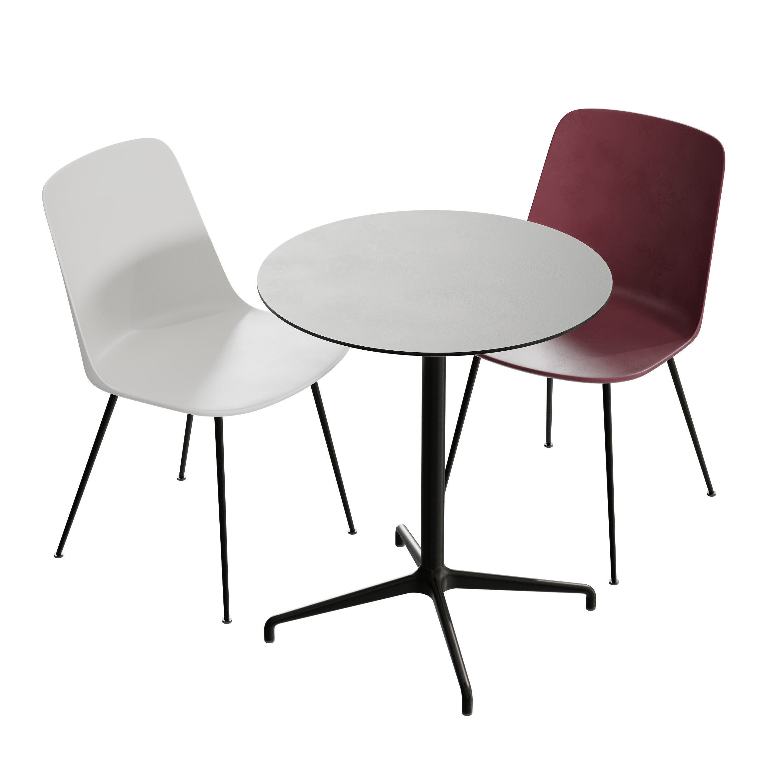 AndTradition HW6 ATD5 Chair and Table by Hee Welling 3D model_3