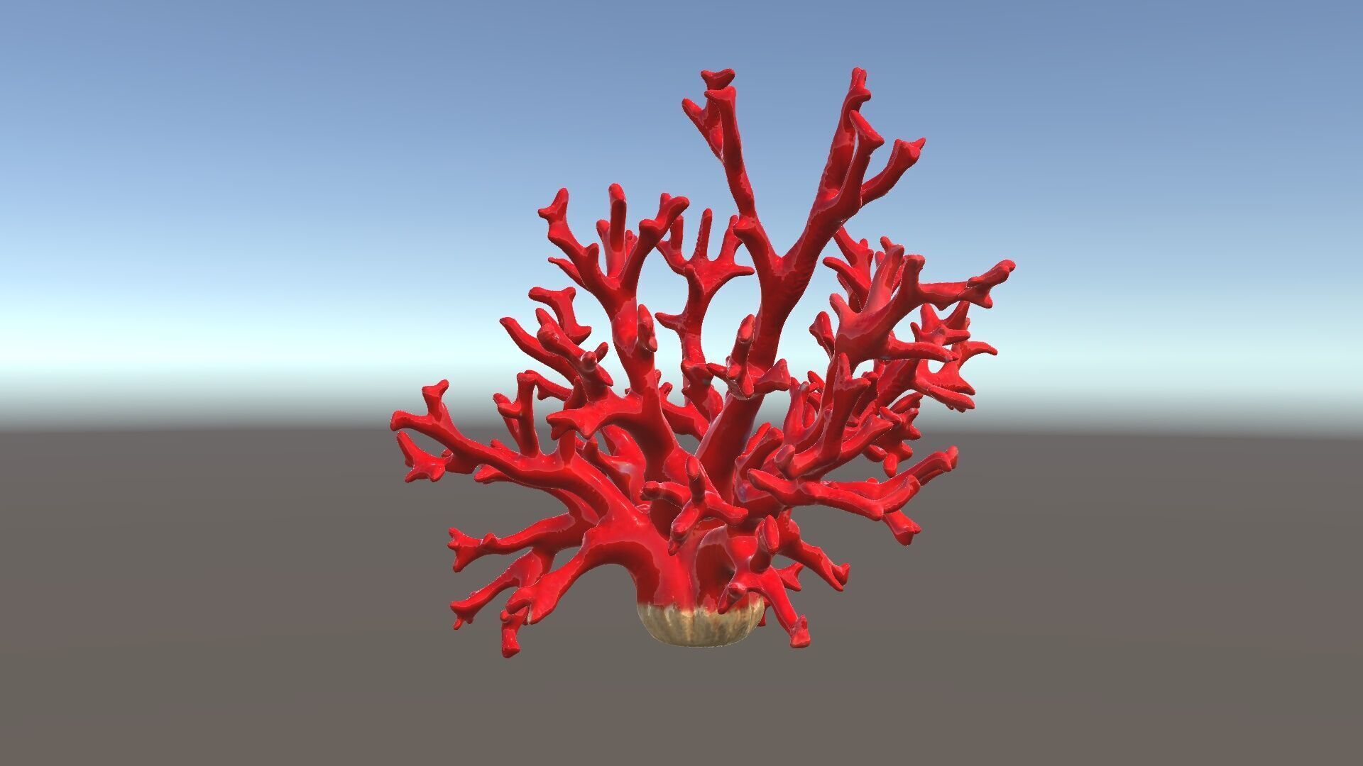 Red Coral Model Pack for Oceanic Environments Low-poly 3D model_5