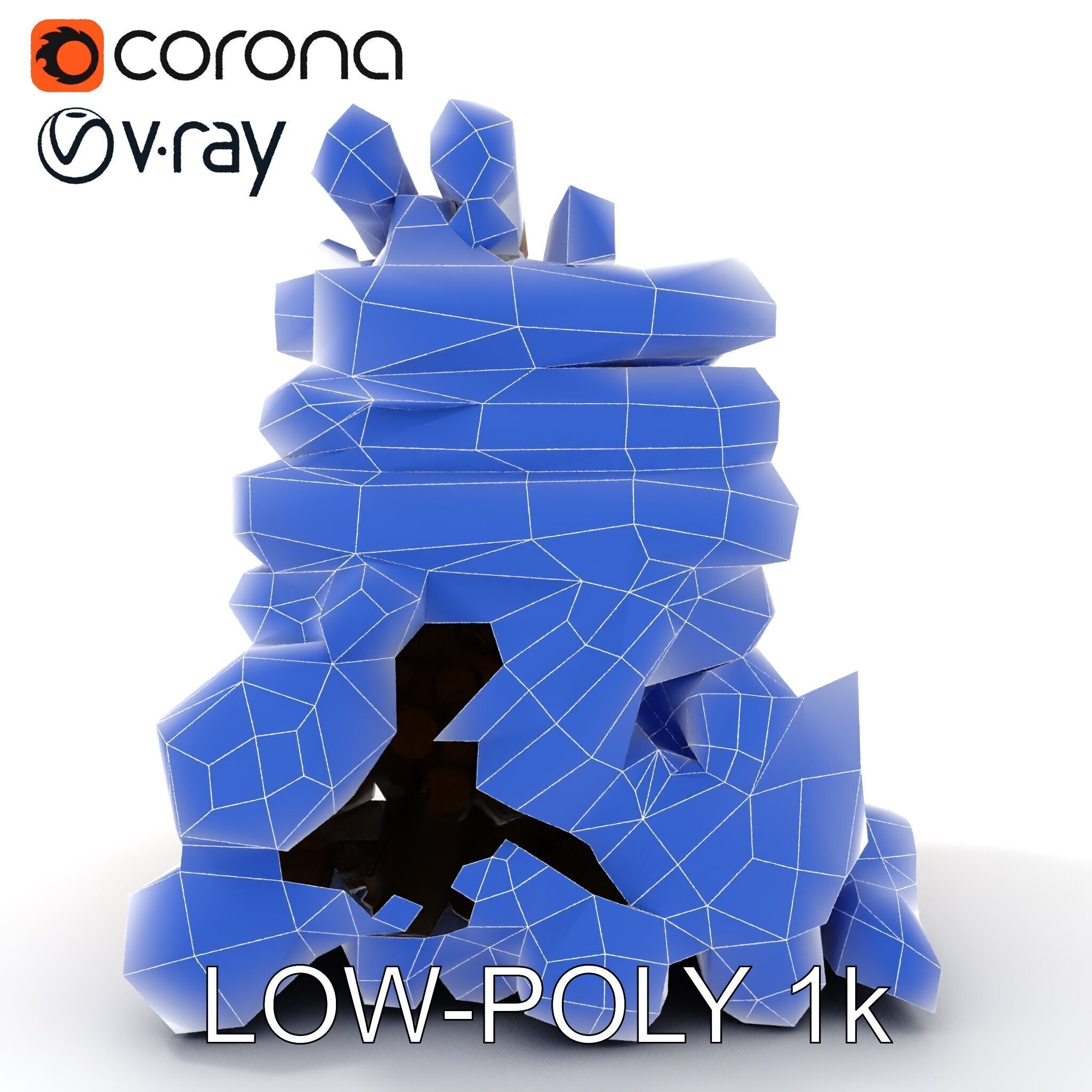 Realistic Firewood Logs Model Pack for D Environments Low-poly 3D model_25