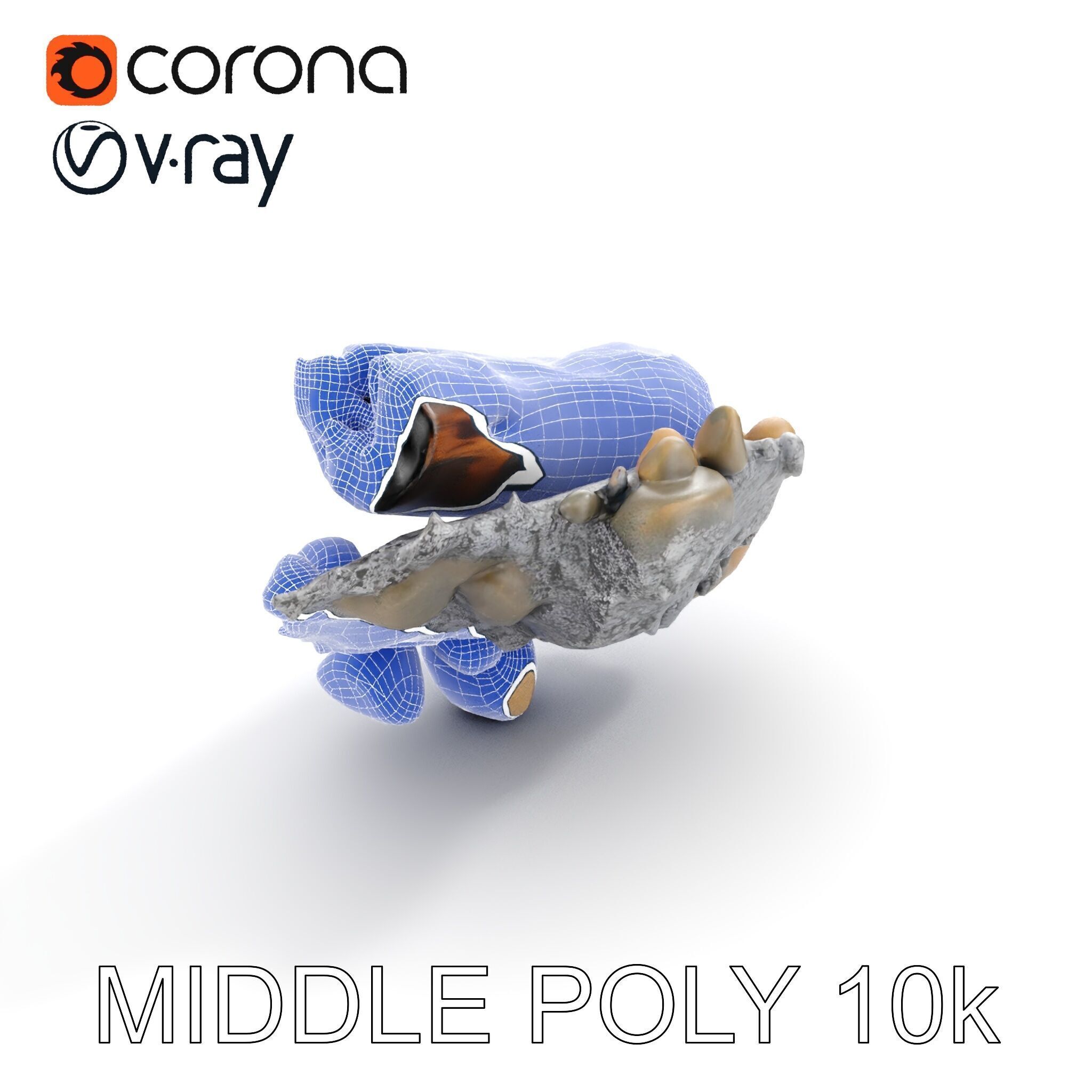 Charred Log and Ashes with Rocks Model Pack Texture_22