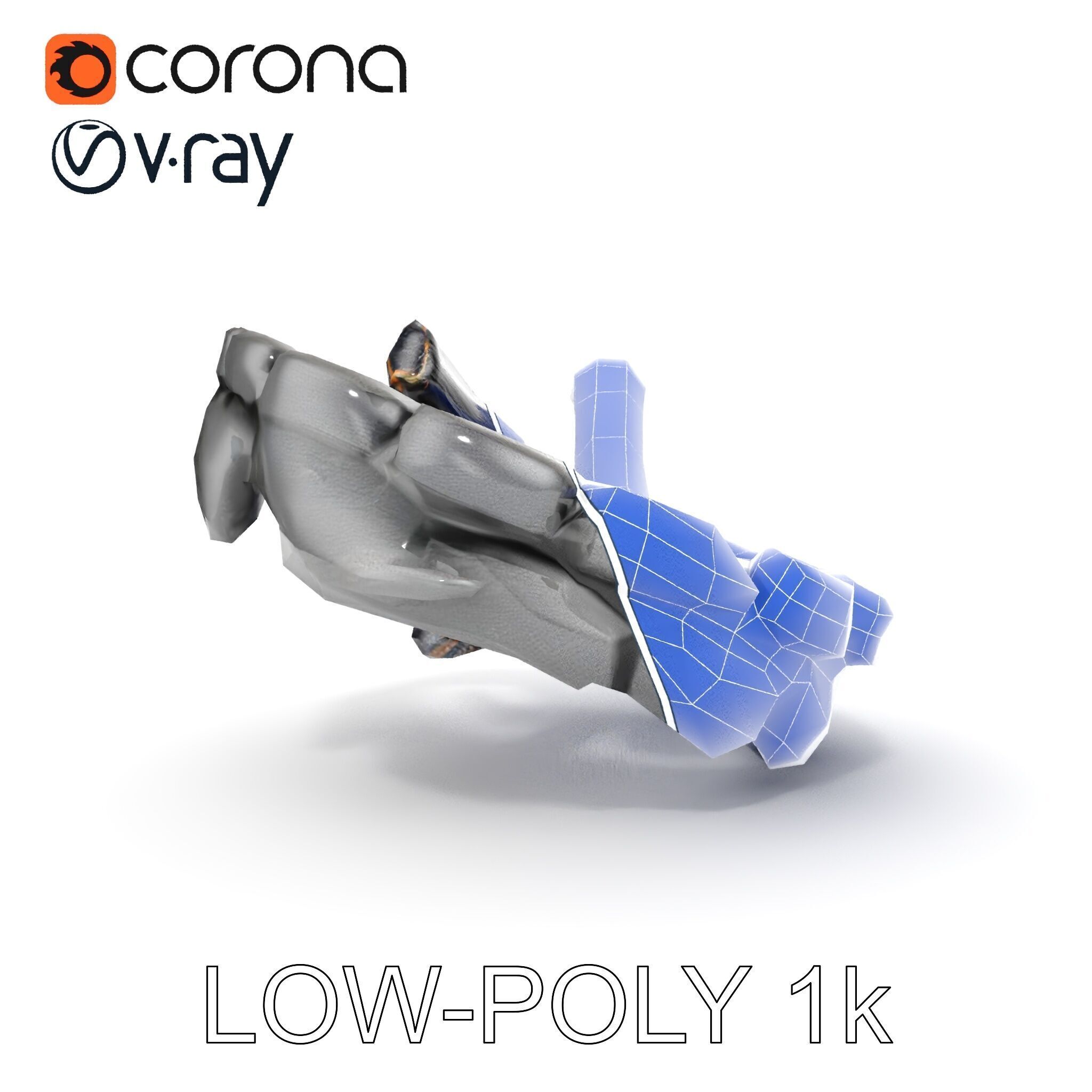 Campfire and Logs Model Pack for Realistic Simulation Low-poly 3D model_28