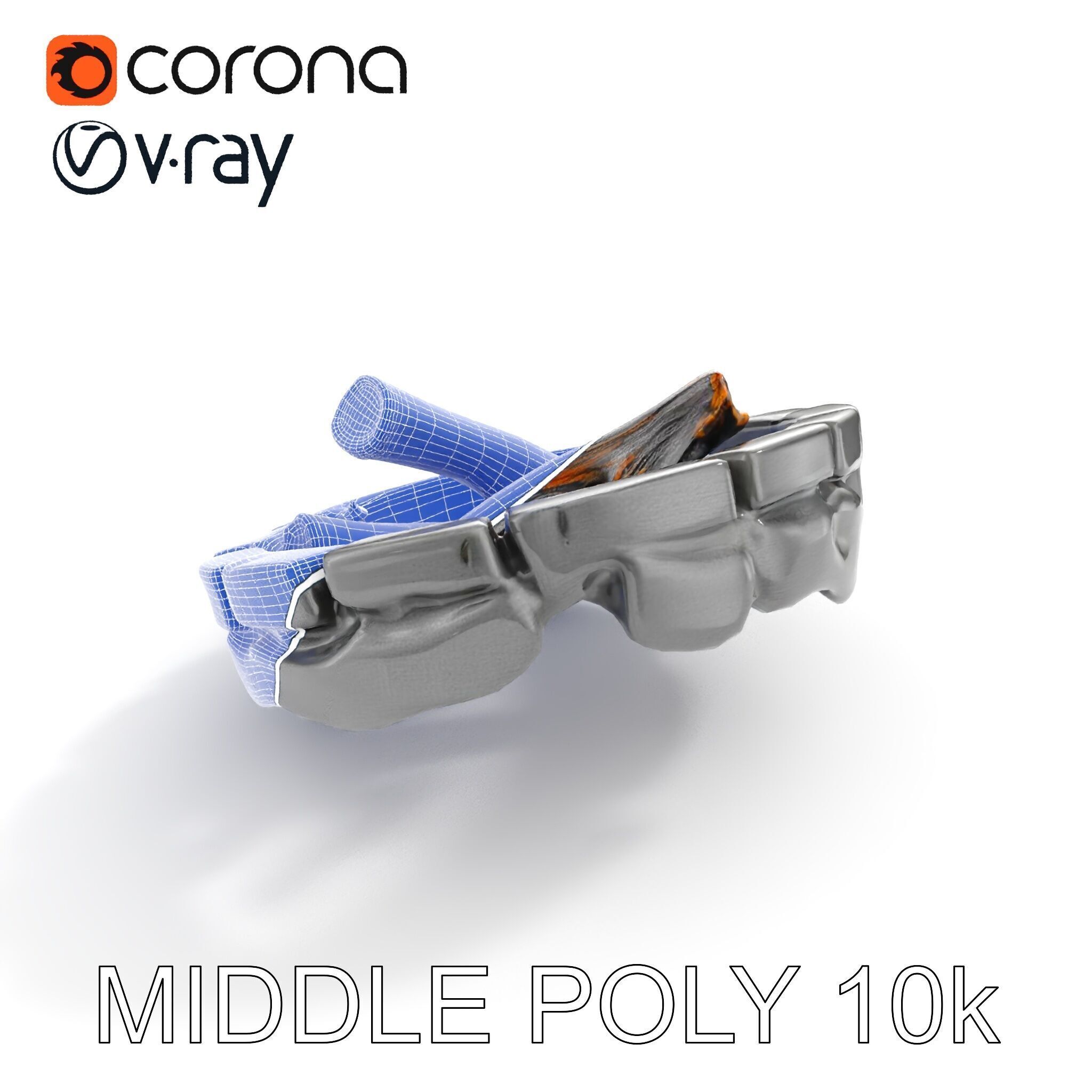 Campfire and Logs Model Pack for Realistic Simulation Low-poly 3D model_24