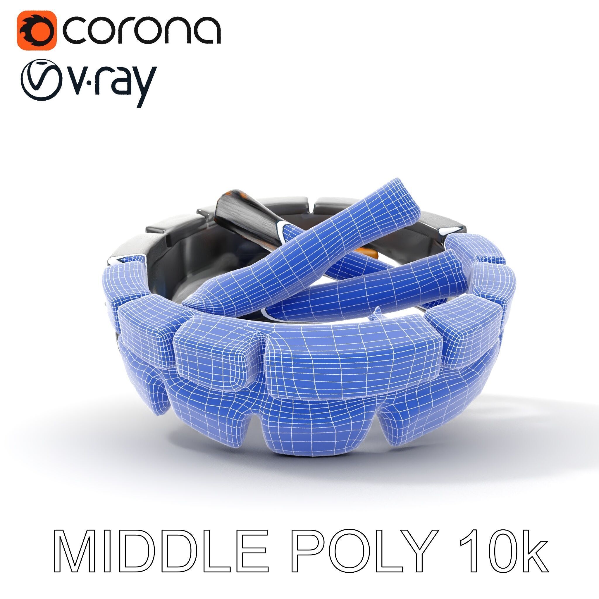 Campfire and Logs Model Pack for Realistic Simulation Low-poly 3D model_30