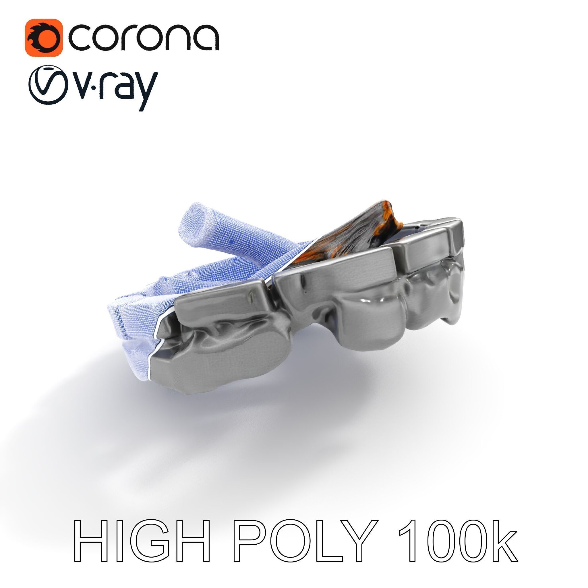 Campfire and Logs Model Pack for Realistic Simulation Low-poly 3D model_32