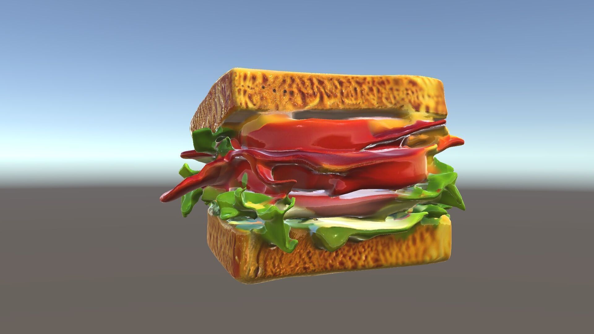BLT Sandwich D Model Pack Low-poly 3D model_33