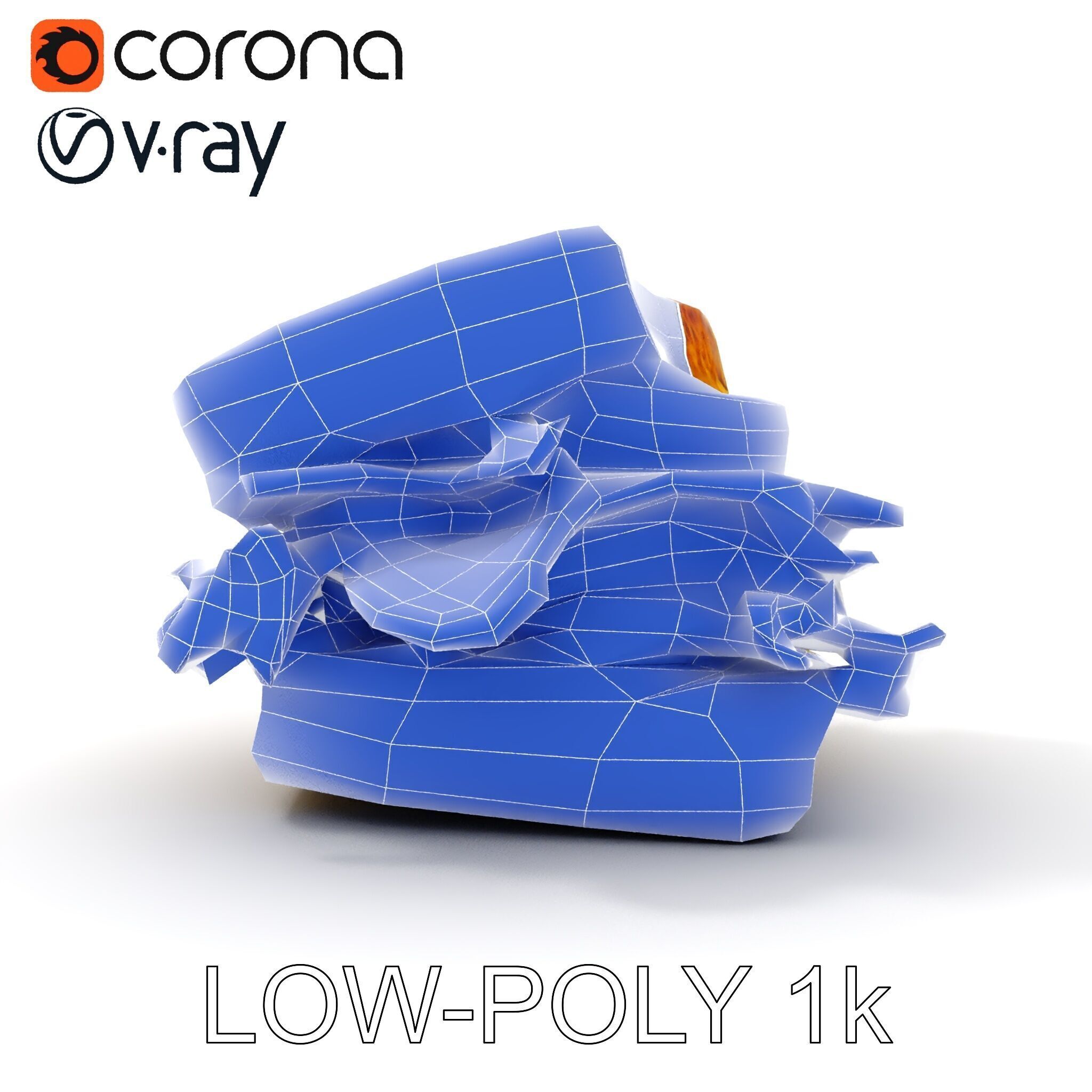 BLT Sandwich D Model Pack Low-poly 3D model_32