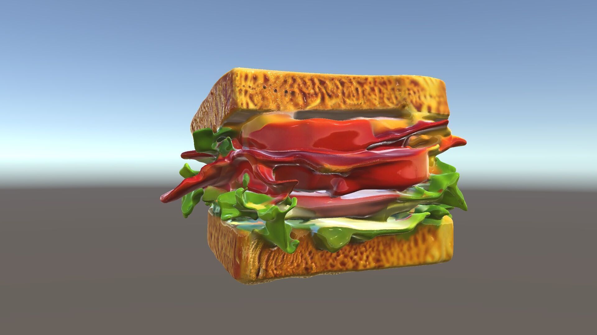 BLT Sandwich D Model Pack Low-poly 3D model_5
