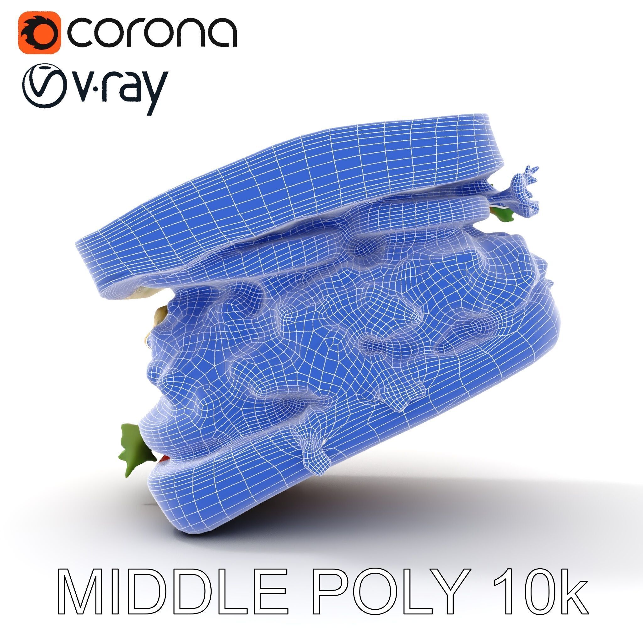 Chicken Salad Sandwich D Model Pack for Realistic Rendering Low-poly 3D model_27