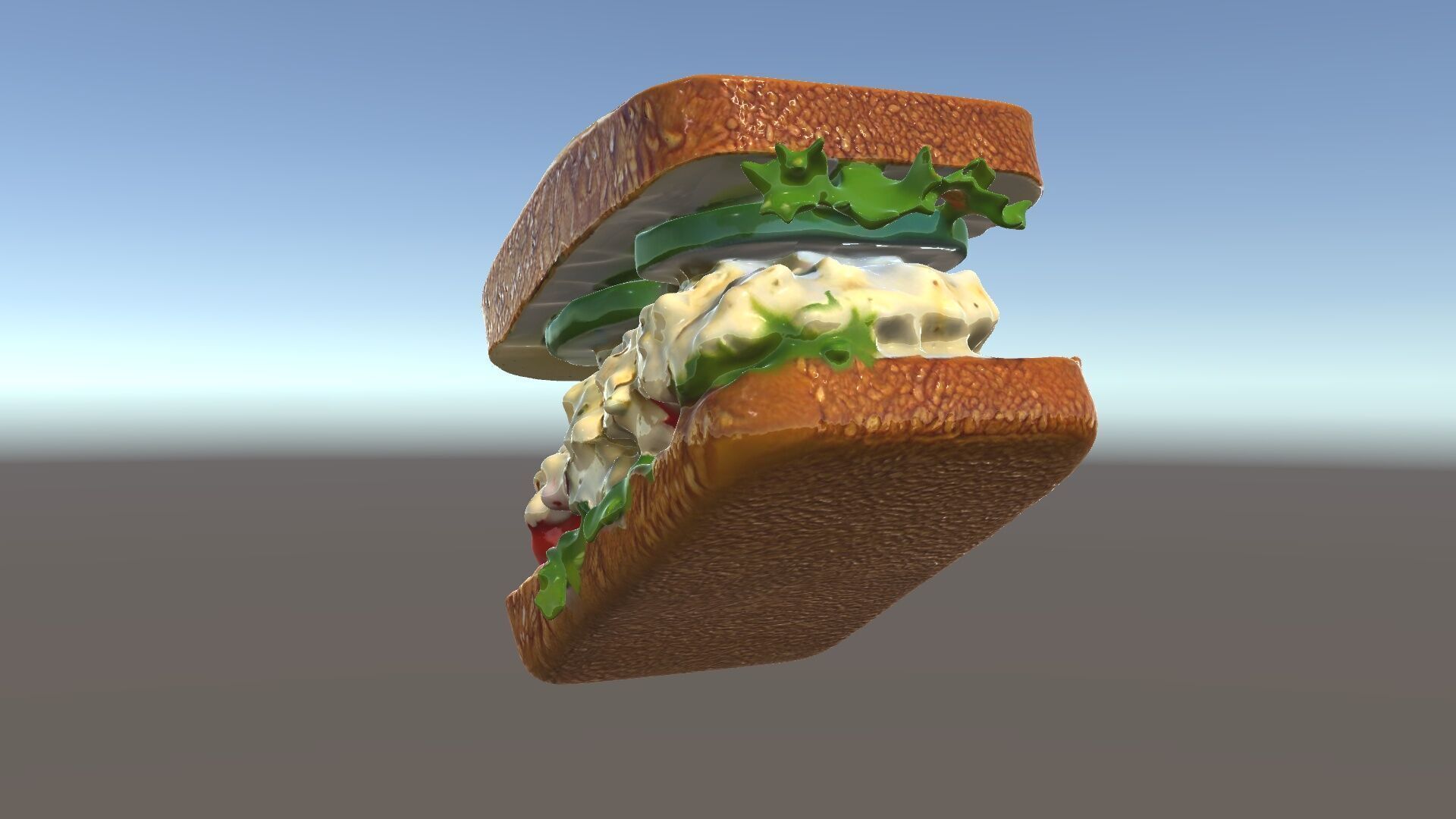 Chicken Salad Sandwich D Model Pack for Realistic Rendering Low-poly 3D model_5