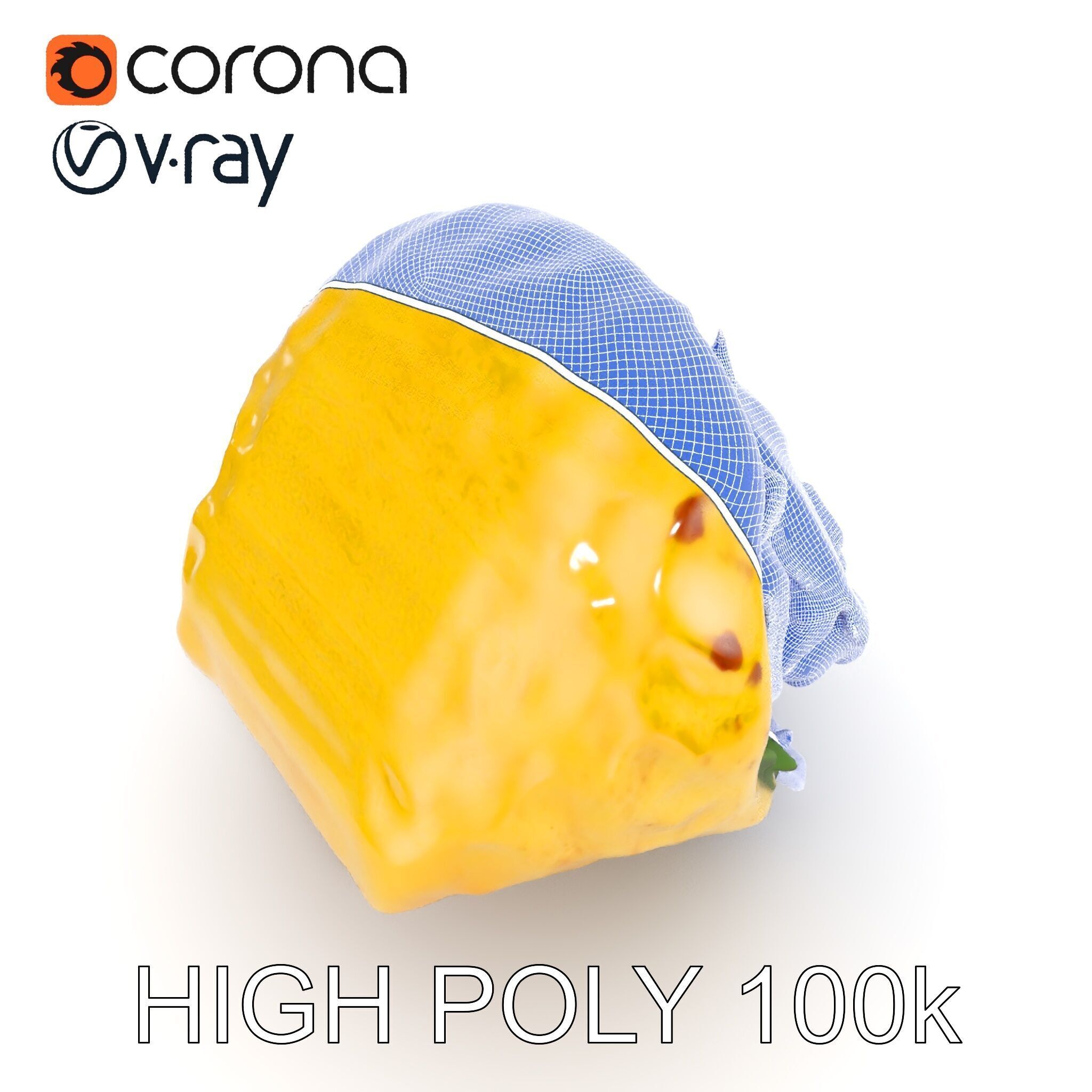 Tasty Shawarma Wrap D Model Pack Low-poly 3D model_29