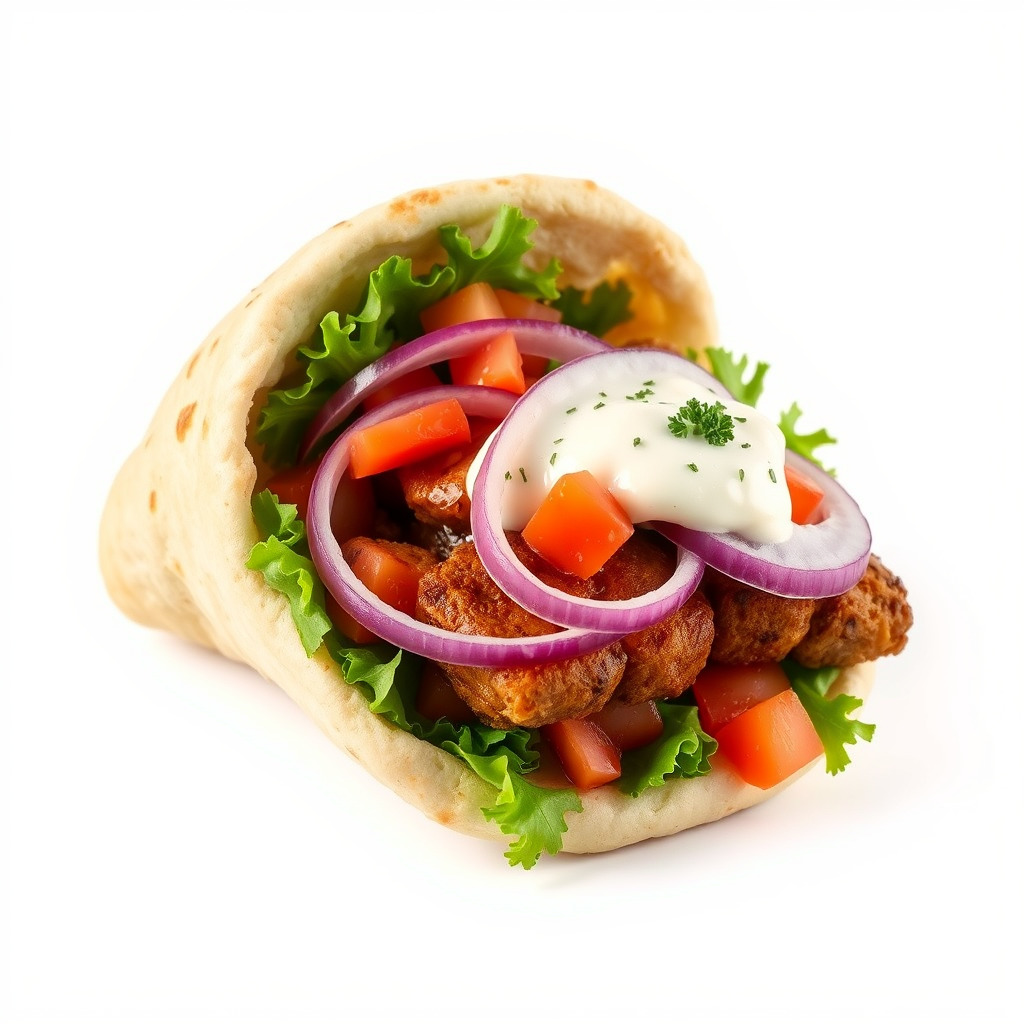 Tasty Shawarma Wrap D Model Pack Low-poly 3D model_2