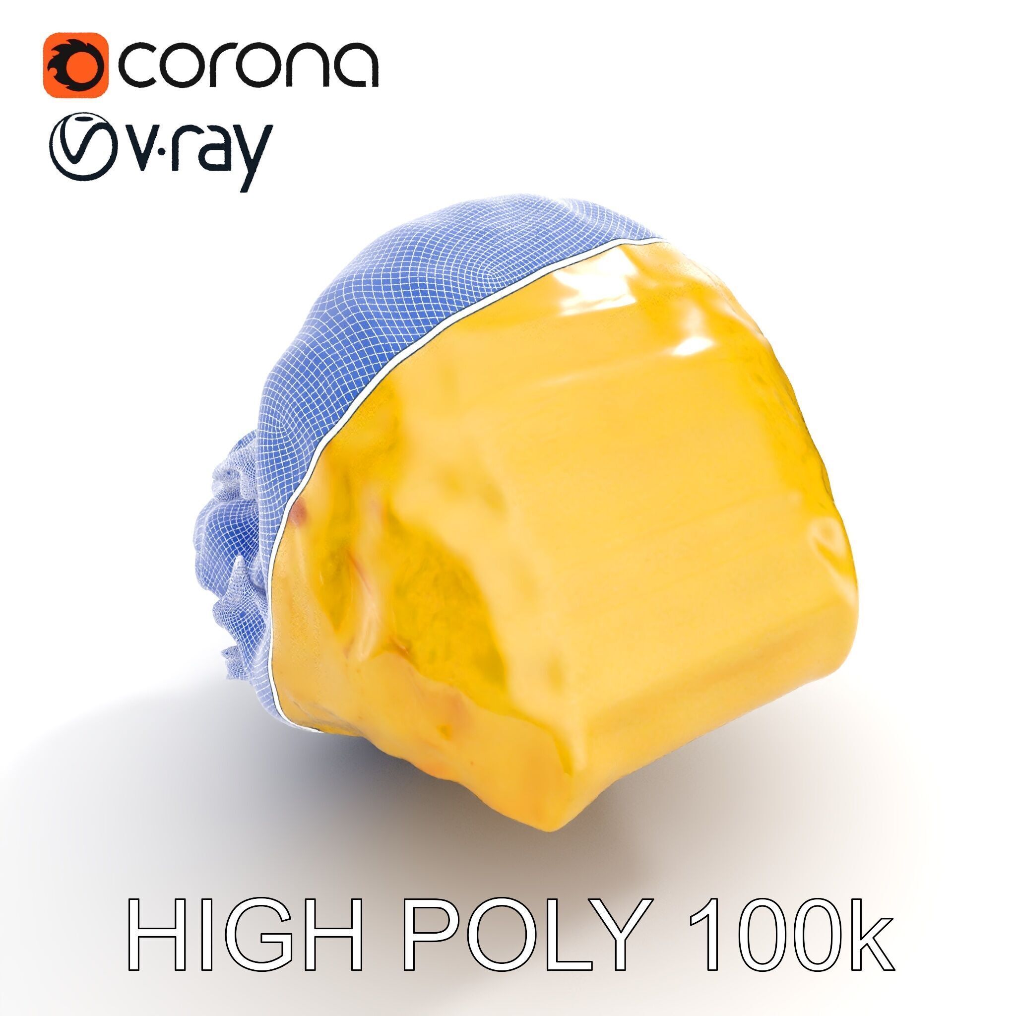 Tasty Shawarma Wrap D Model Pack Low-poly 3D model_26