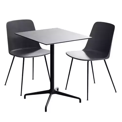 AndTradition Rely HW6 ATD4 Chair and Table by Hee Welling