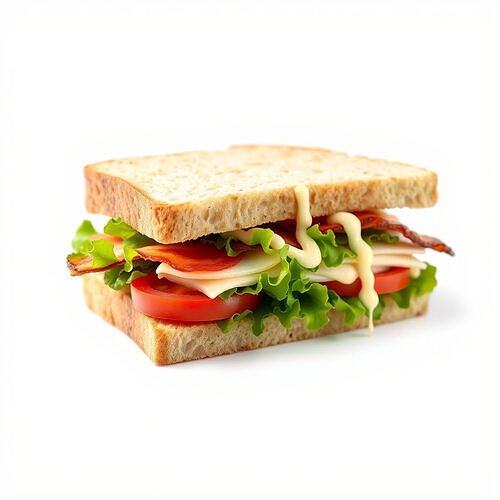 Delicious Sandwich Model Pack with Realistic Ingredients Low-poly 3D model 2