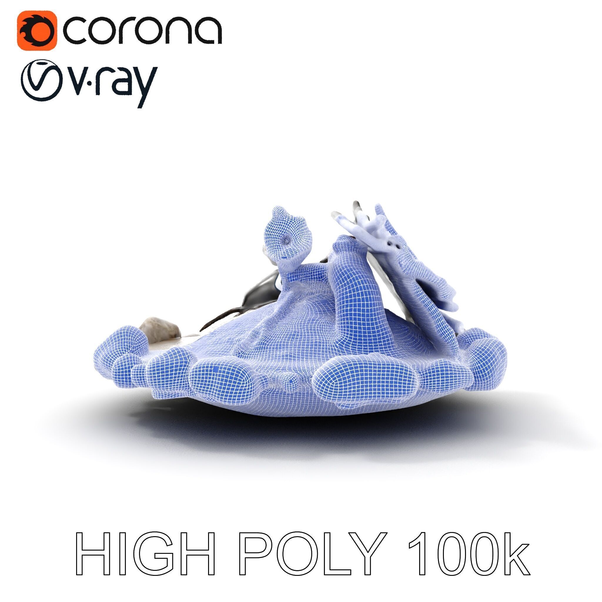 Campfire and Stone Circle D Model Pack Low-poly 3D model_29