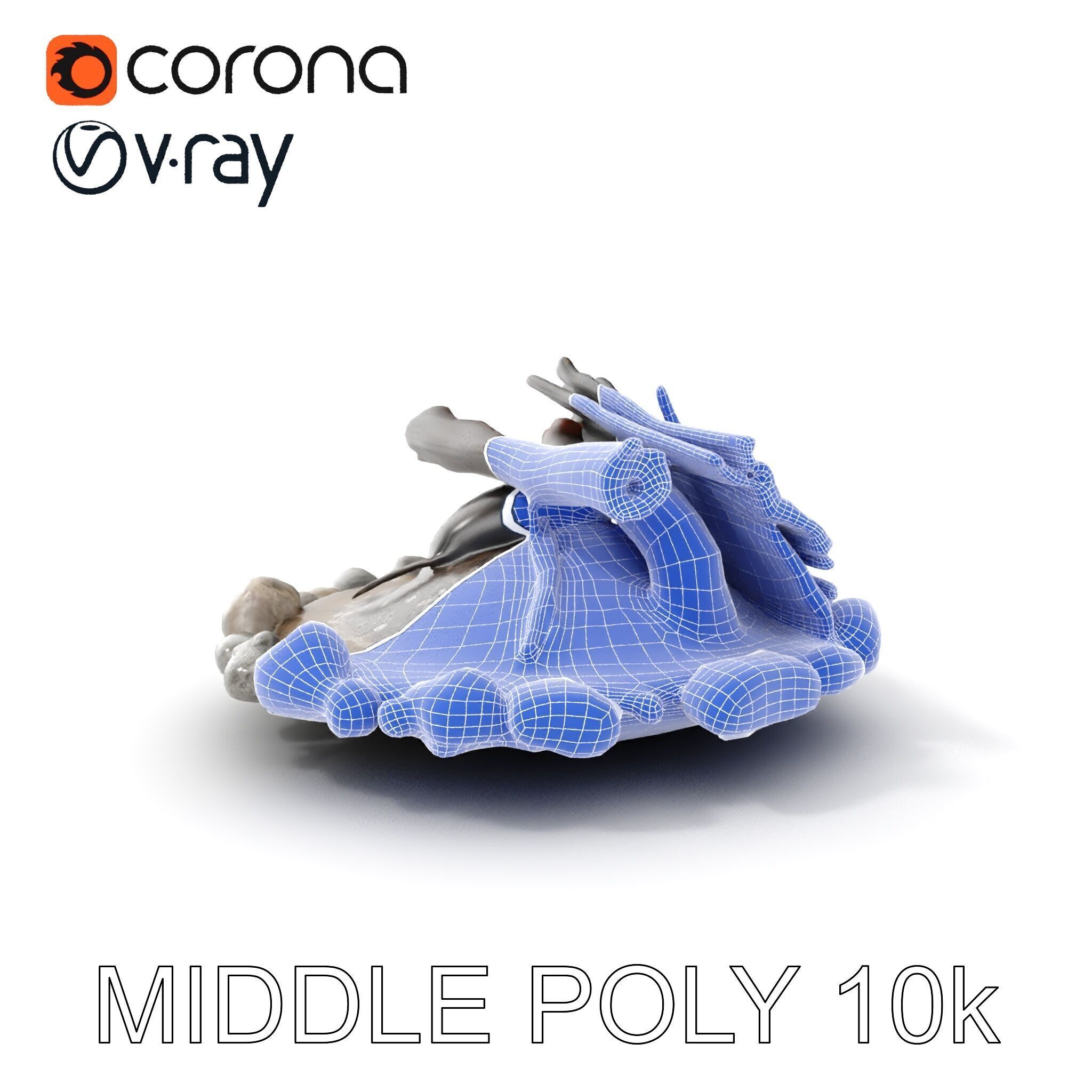 Campfire and Stone Circle D Model Pack Low-poly 3D model_11