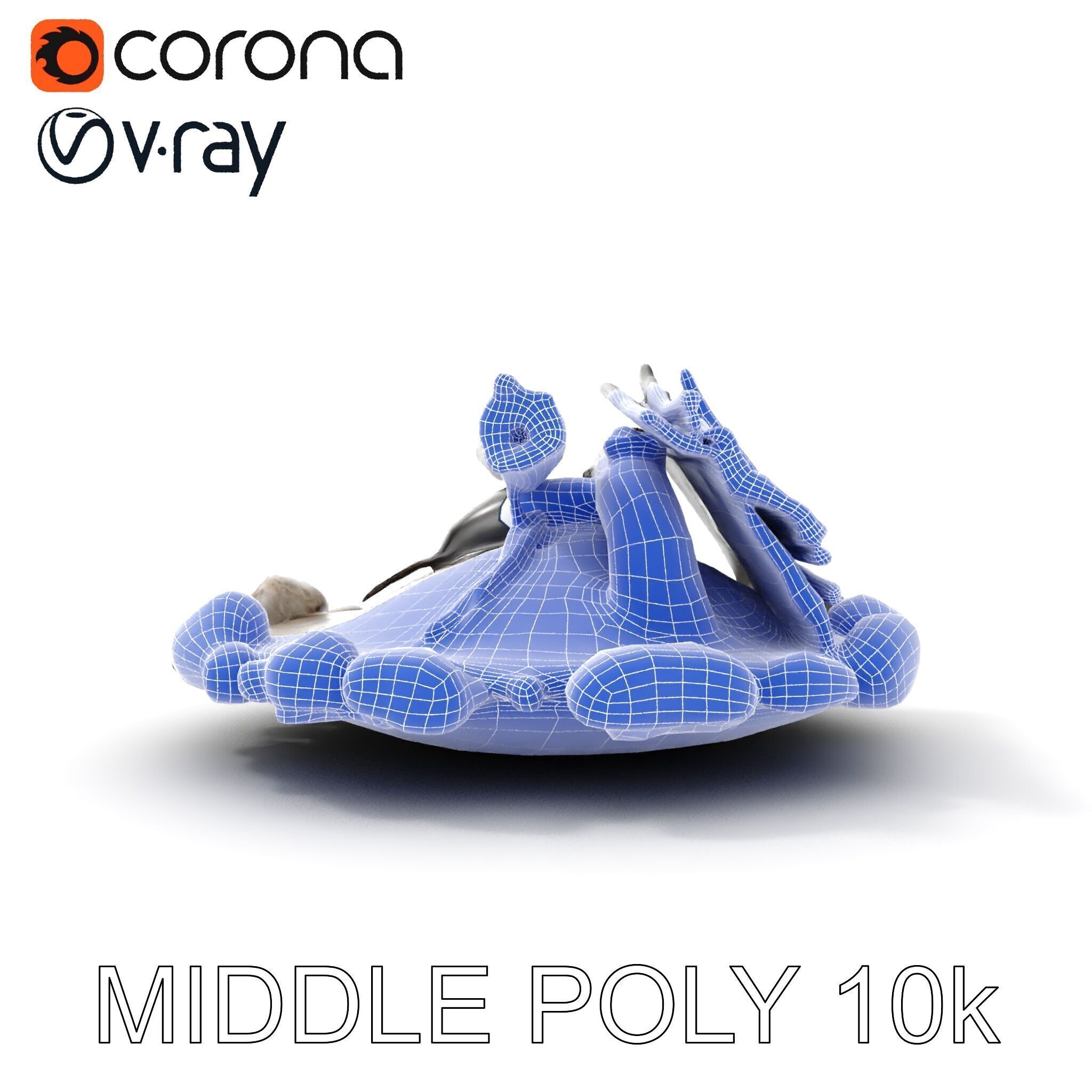 Campfire and Stone Circle D Model Pack Low-poly 3D model_22