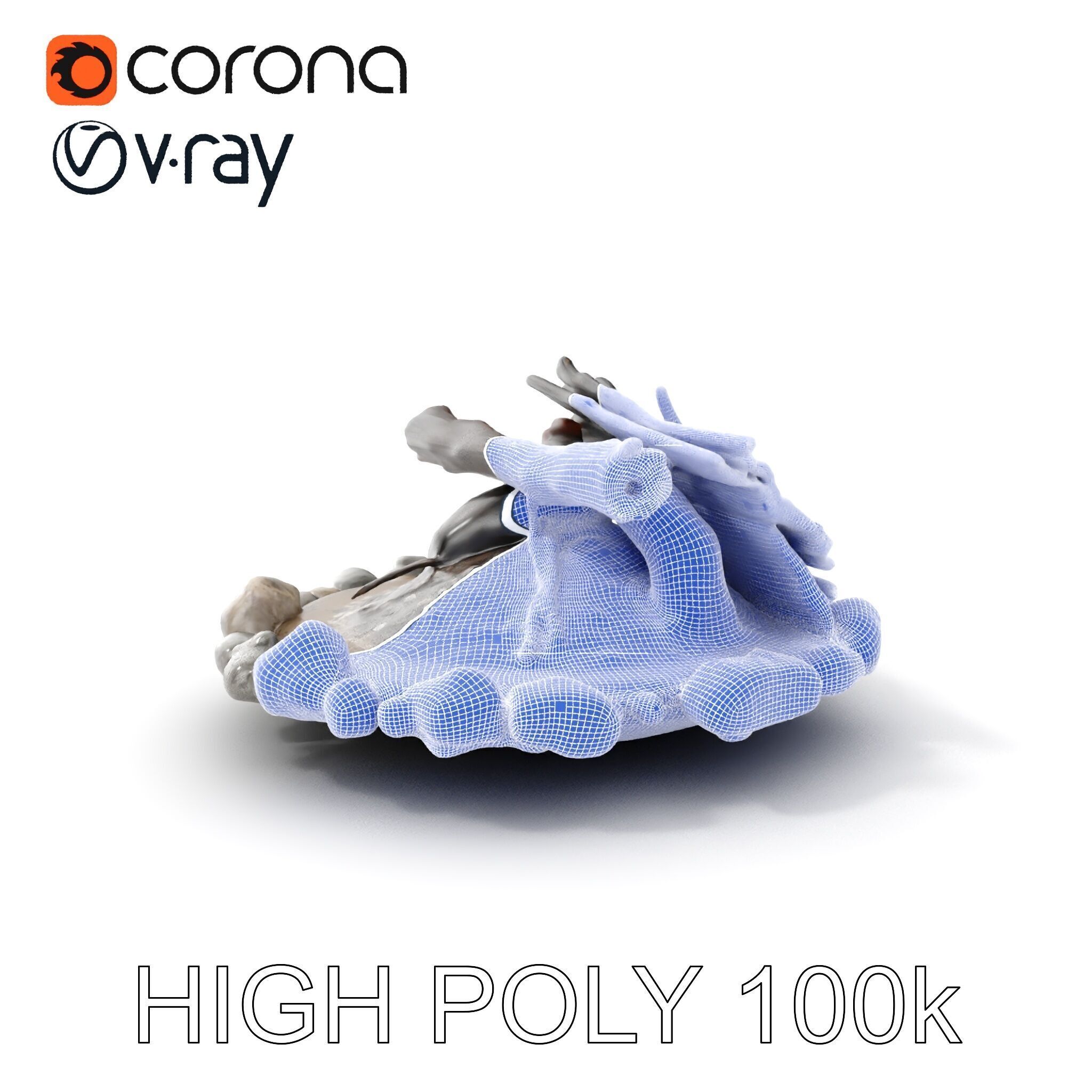 Campfire and Stone Circle D Model Pack Low-poly 3D model_4