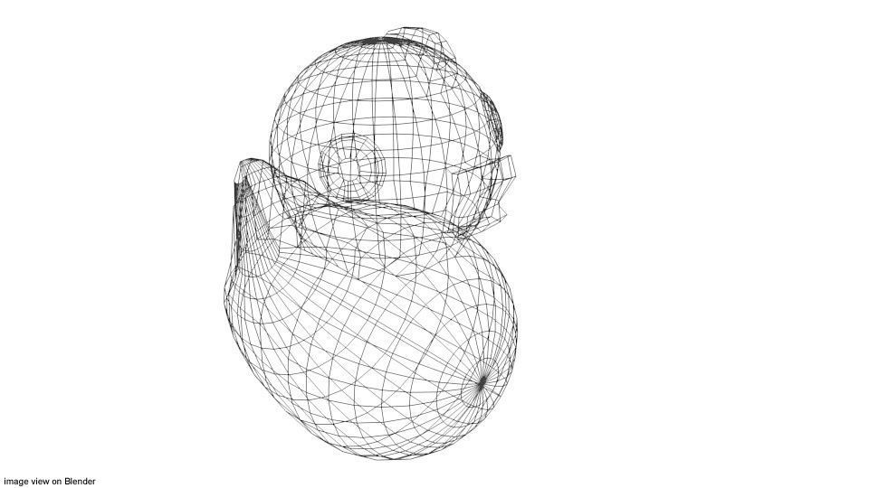 Toys - Duck 3D model_3