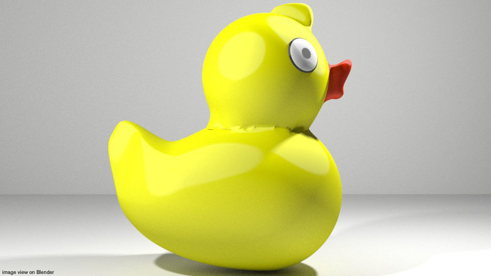 Toys - Duck 3D model_1