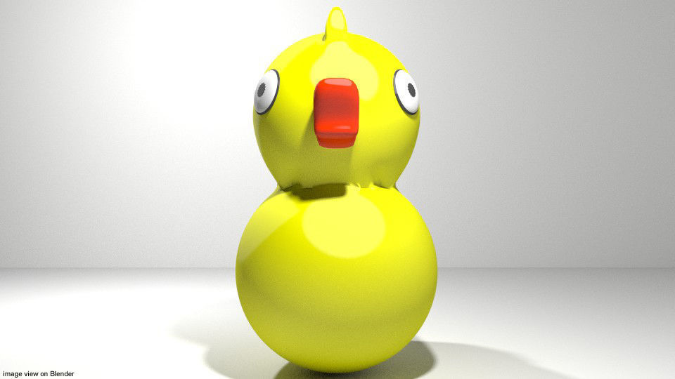 Toys - Duck 3D model_2