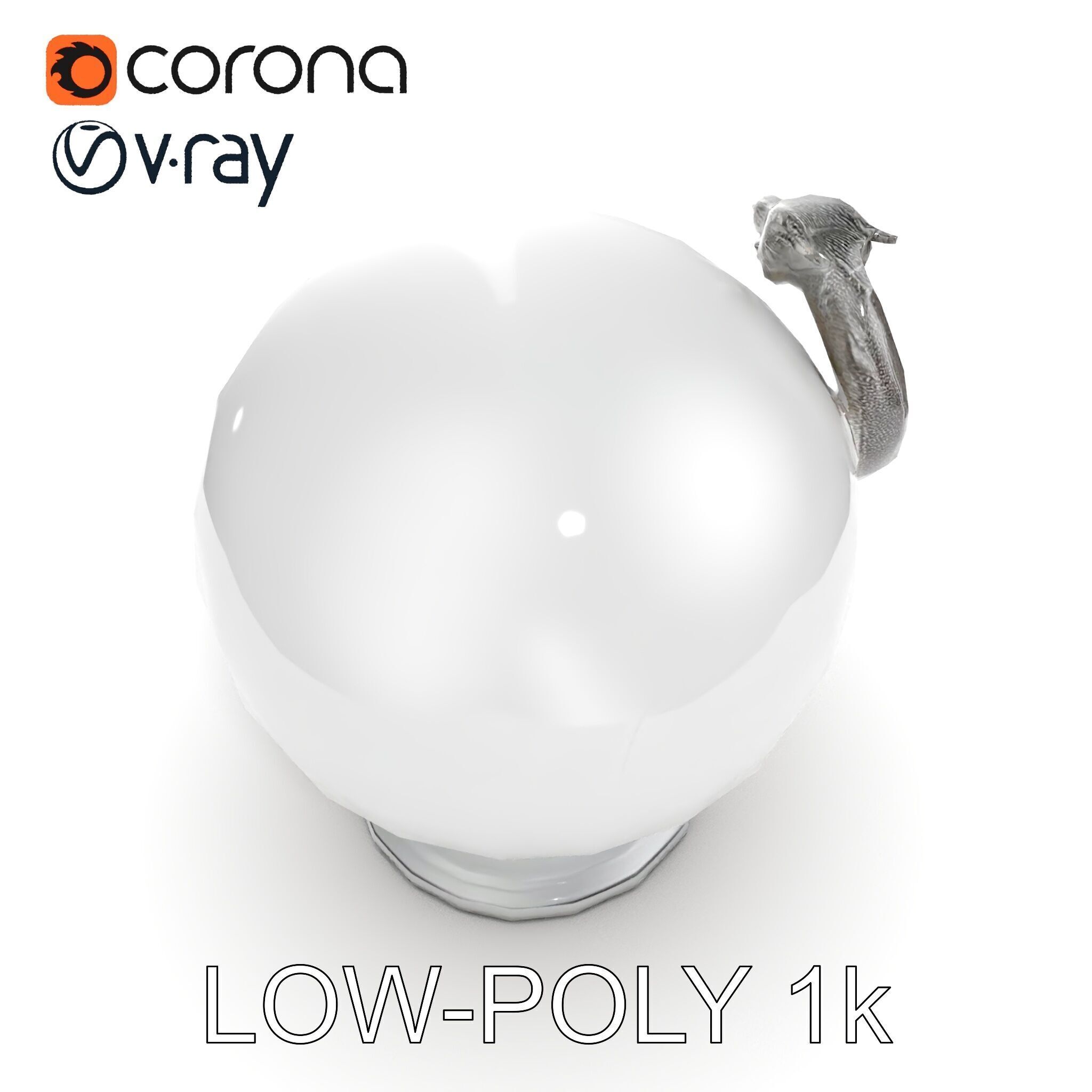 Dragon Sphere Decorative Model Pack Low-poly 3D model_9