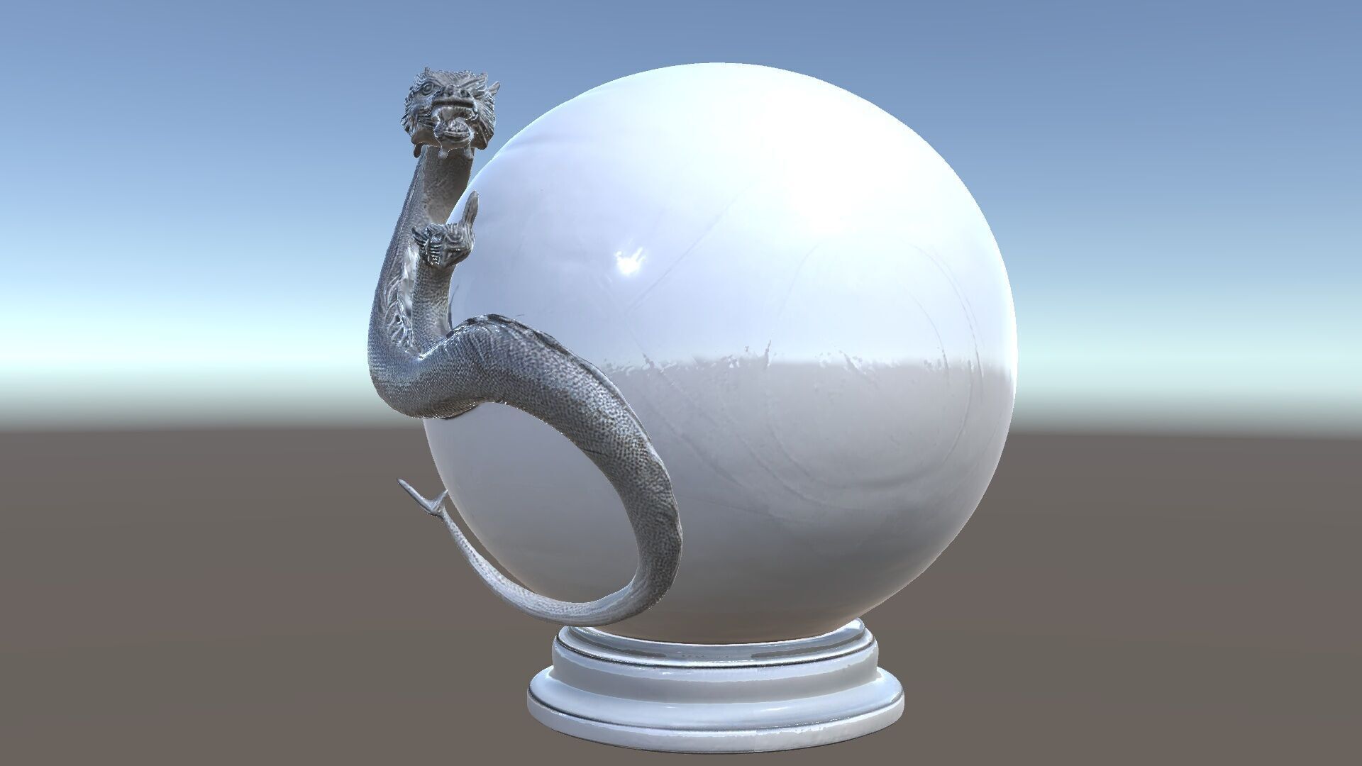 Dragon Sphere Decorative Model Pack Low-poly 3D model_5