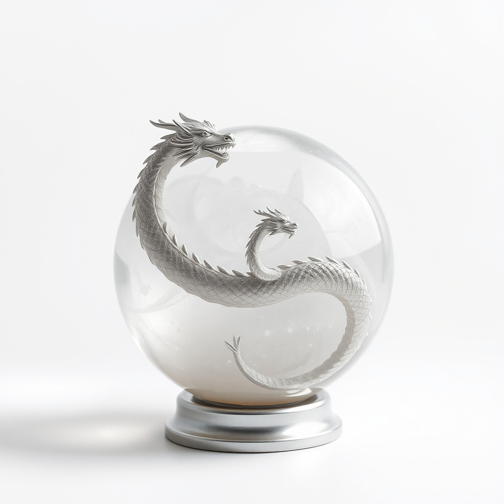 Dragon Sphere Decorative Model Pack Low-poly 3D model_2