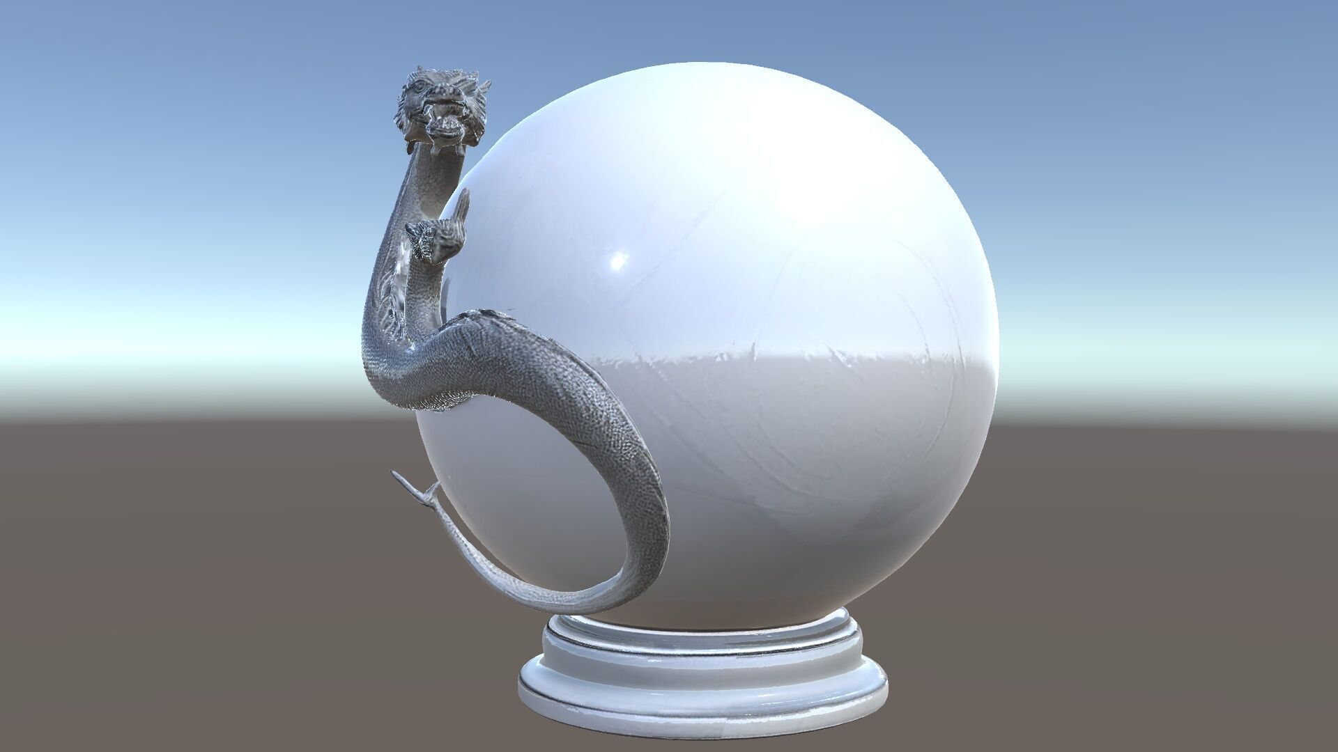 Dragon Sphere Decorative Model Pack Low-poly 3D model_33