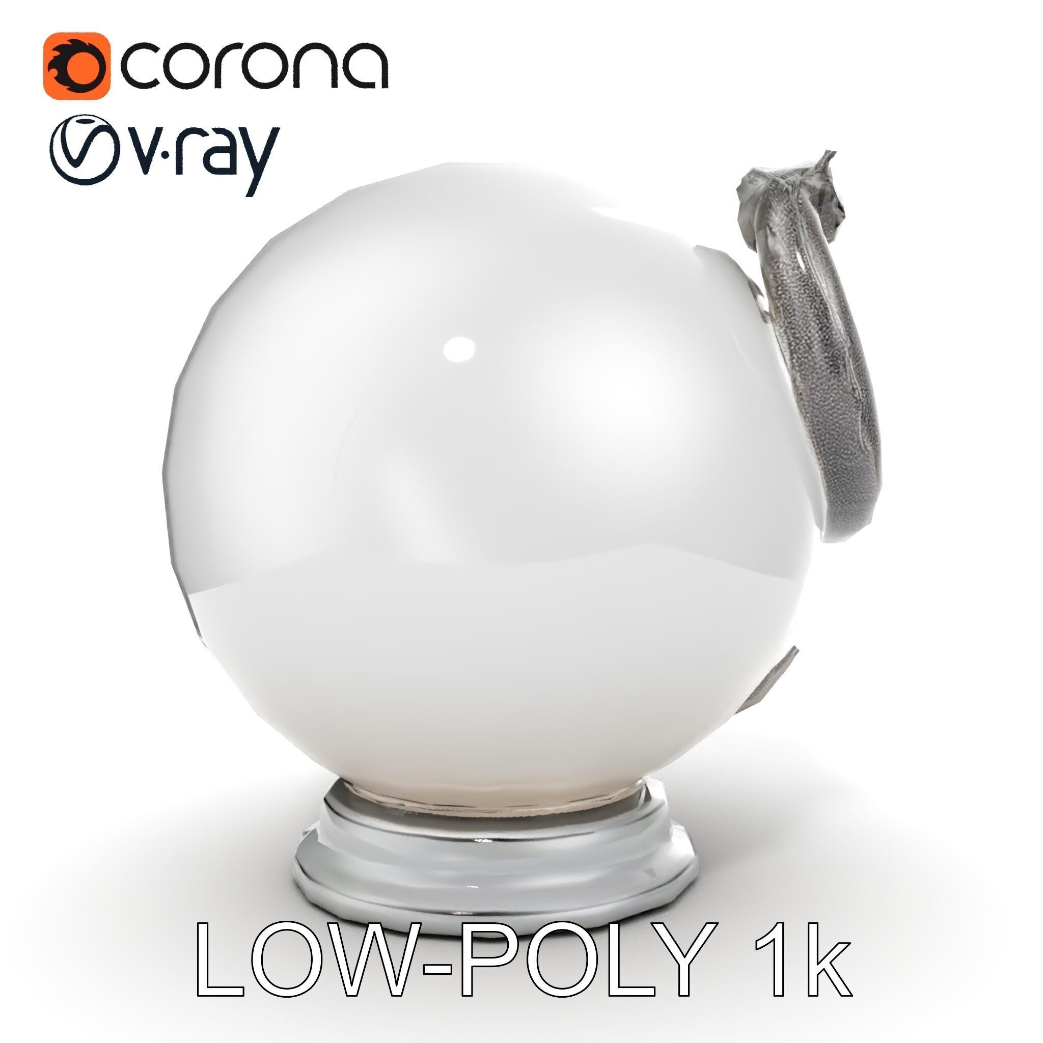 Dragon Sphere Decorative Model Pack Low-poly 3D model_7