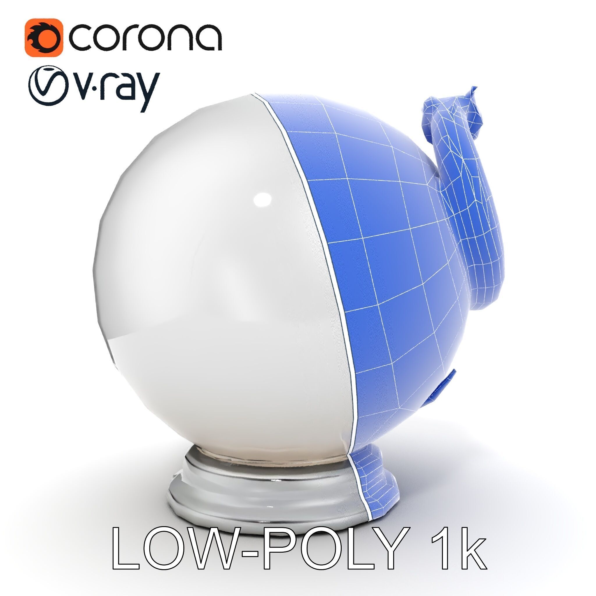 Dragon Sphere Decorative Model Pack Low-poly 3D model_28