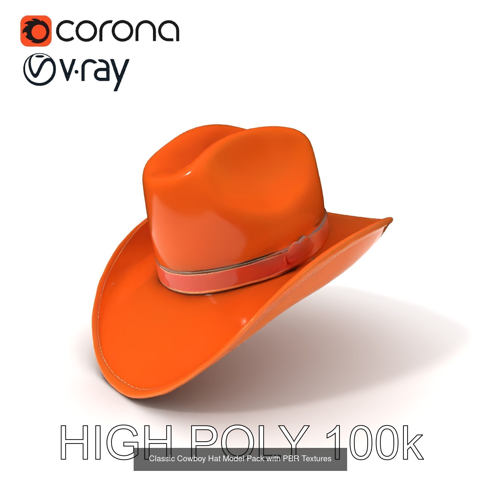 Authentic Cowboy  Leather Accessory 3D Models Pack 3D Model Collection_18