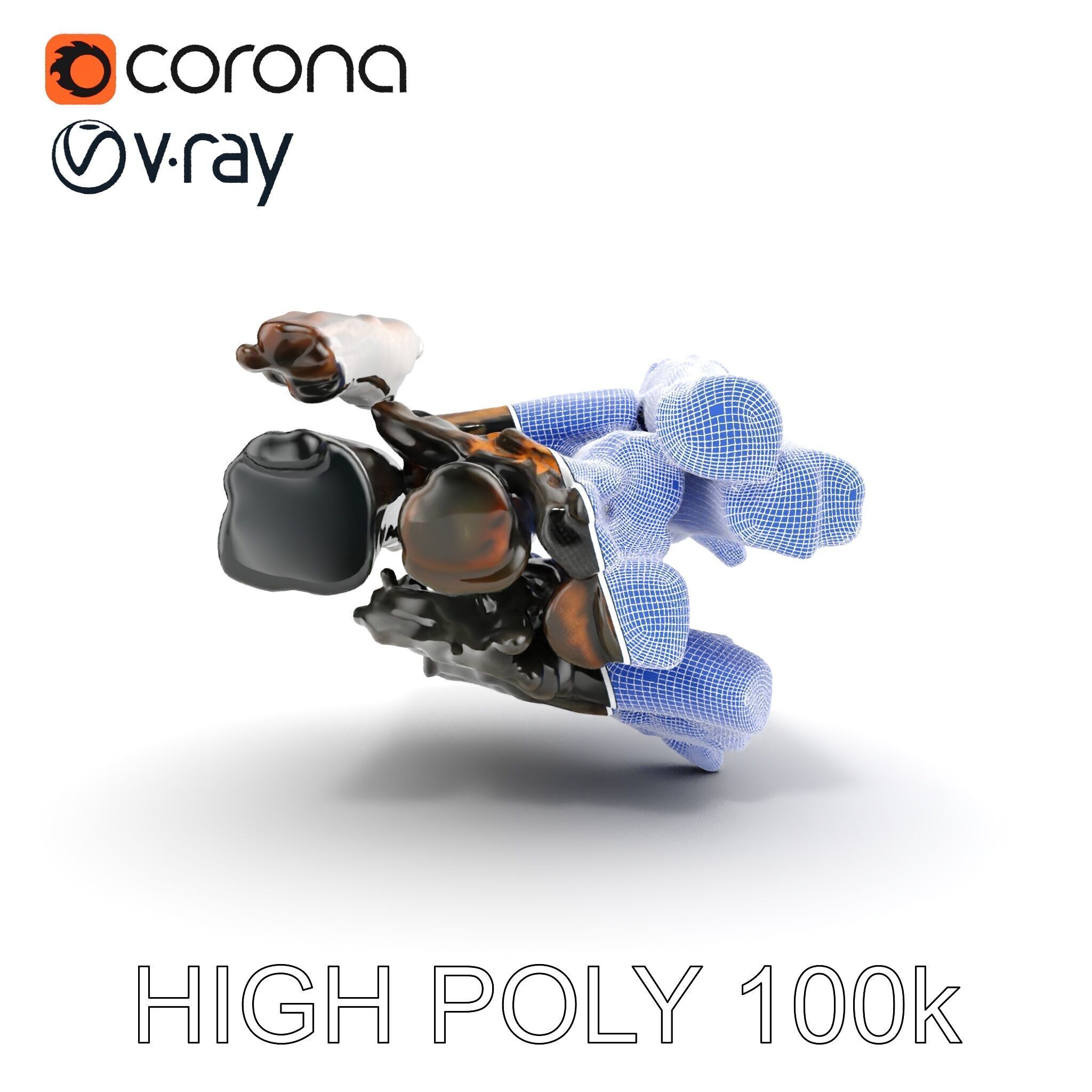 Burning Campfire Wood Model Pack for Realistic Environments Low-poly 3D model_32