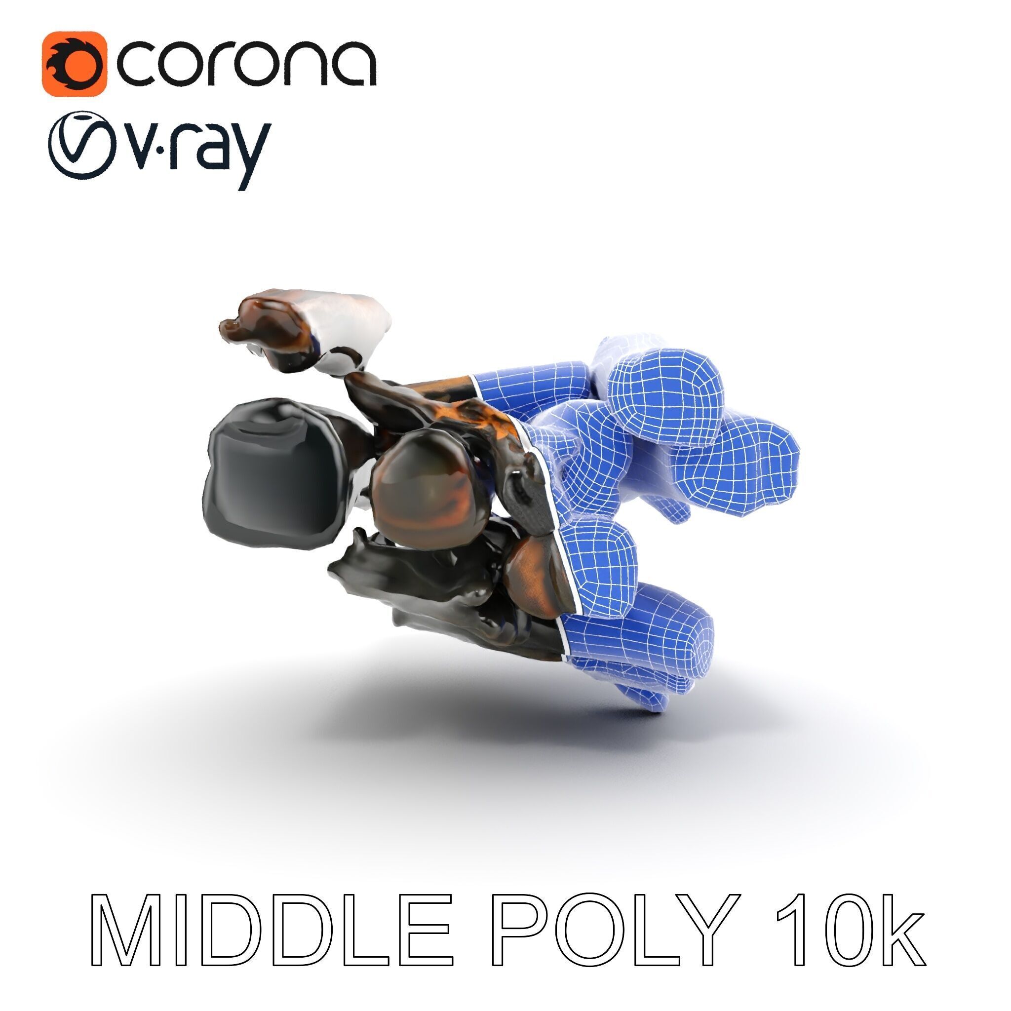 Burning Campfire Wood Model Pack for Realistic Environments Low-poly 3D model_25