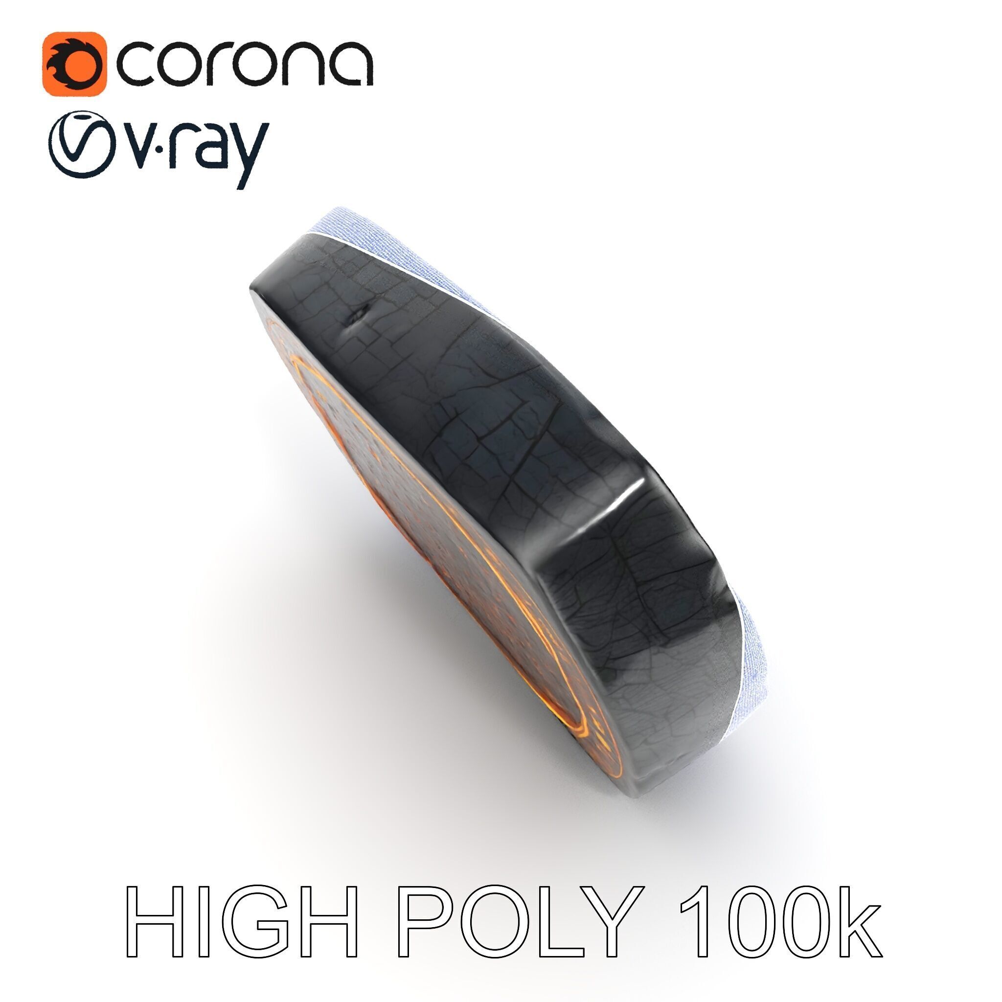 Ancient Rune Stone with Glowing Symbols Model Pack Low-poly 3D model_29