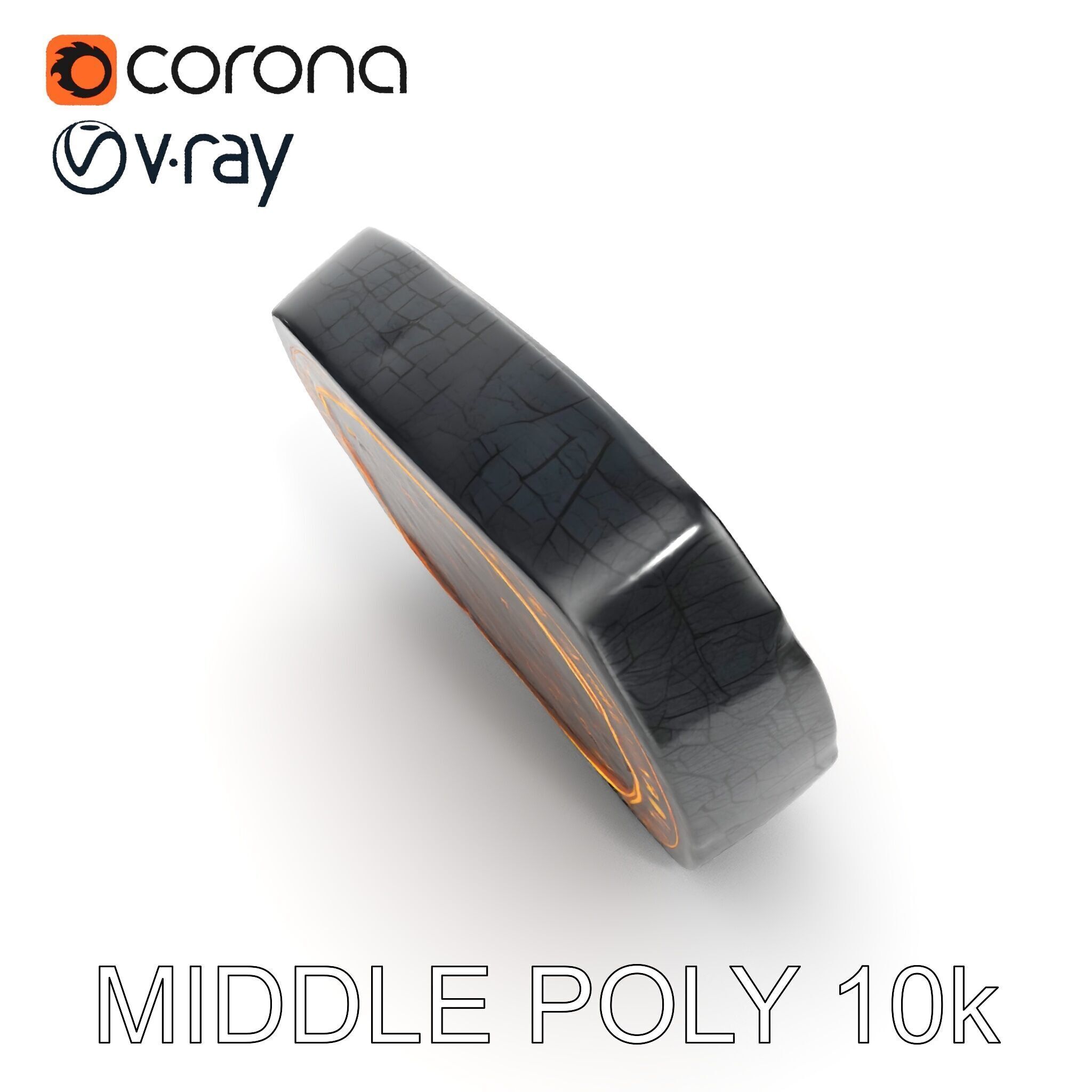 Ancient Rune Stone with Glowing Symbols Model Pack Low-poly 3D model_19