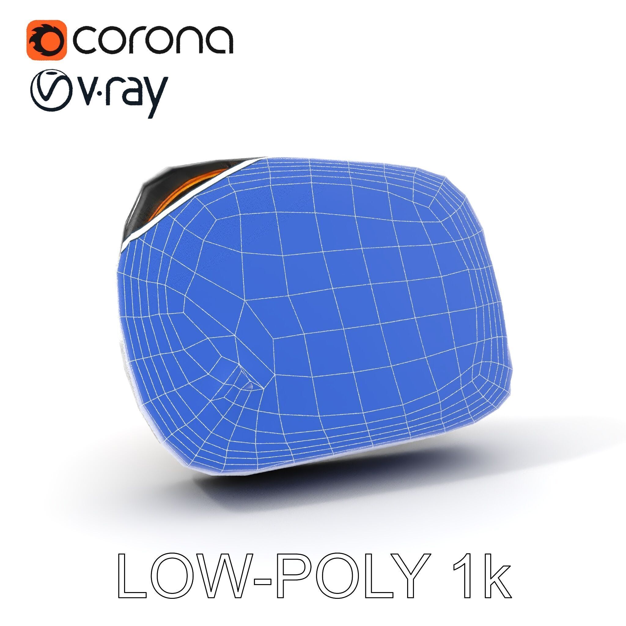 Ancient Rune Stone with Glowing Symbols Model Pack Low-poly 3D model_26