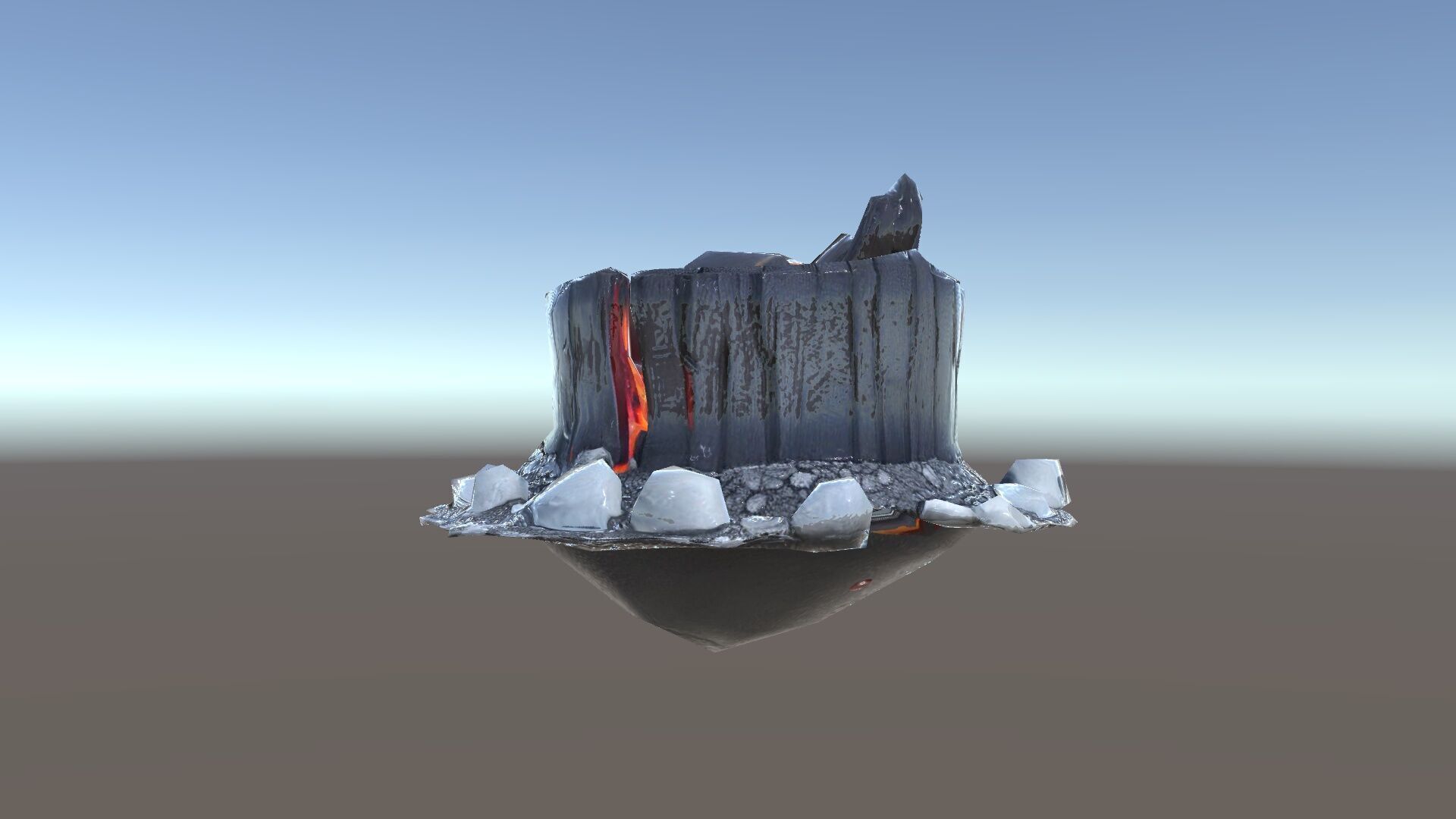 Campfire and Logs Model Pack for Realistic Virtual Environments Low-poly 3D model_34