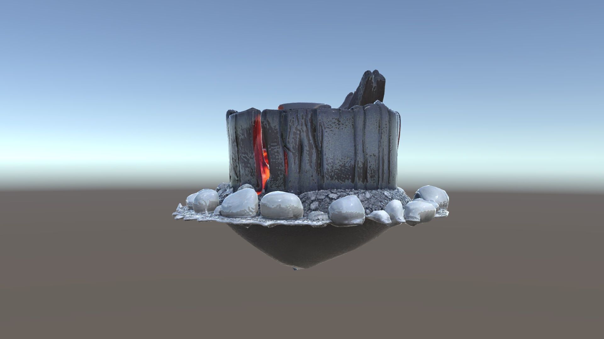 Campfire and Logs Model Pack for Realistic Virtual Environments Low-poly 3D model_33