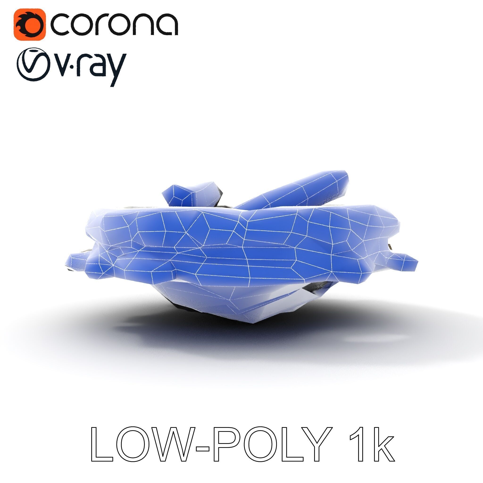 Rustic Campfire Stone Circle Model Pack Low-poly 3D model_28