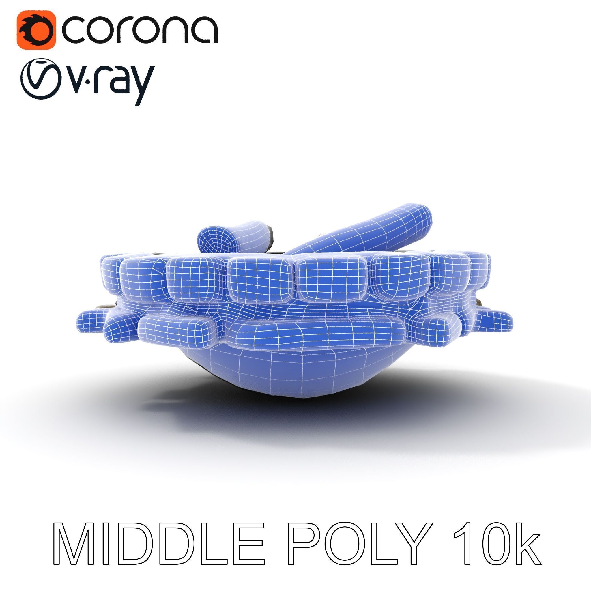 Rustic Campfire Stone Circle Model Pack Low-poly 3D model_21