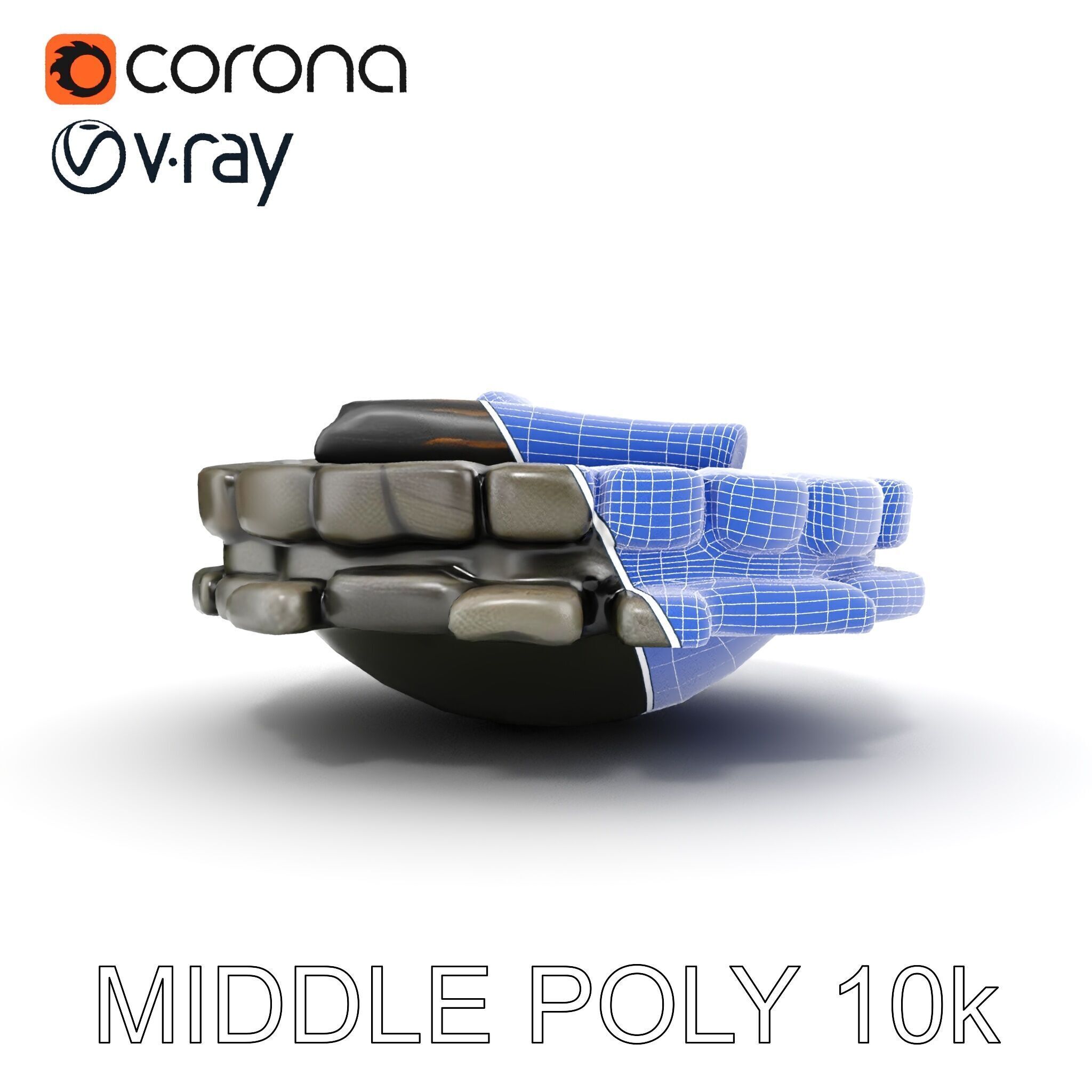 Rustic Campfire Stone Circle Model Pack Low-poly 3D model_16