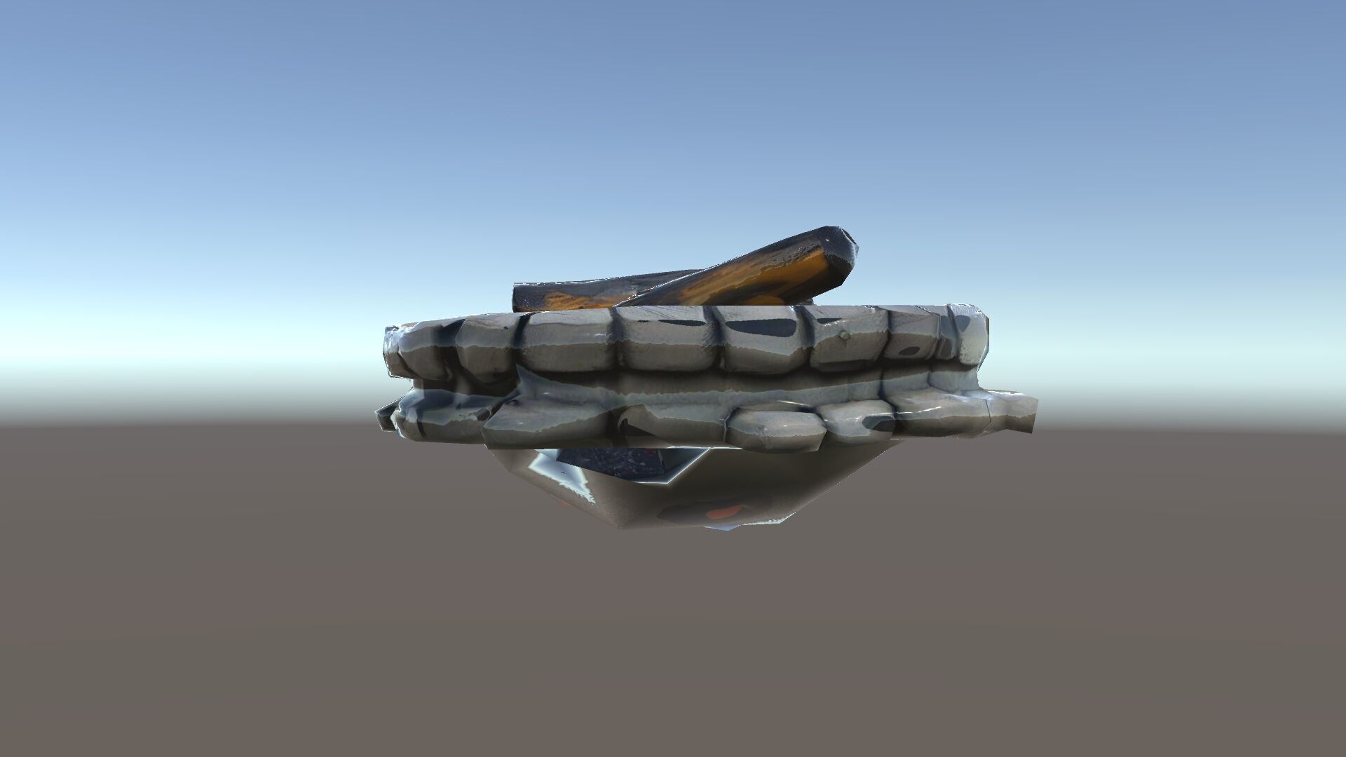 Rustic Campfire Stone Circle Model Pack Low-poly 3D model_34