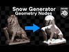 Snow Generator - Geometry Nodes 3D model_1